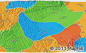 Political 3D Map of Xiaoyi