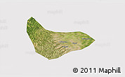 Satellite 3D Map of Xiaoyi, cropped outside