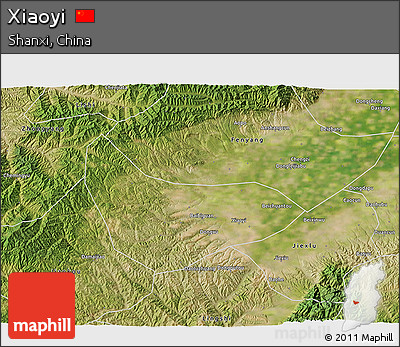 Satellite 3D Map of Xiaoyi