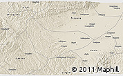 Shaded Relief 3D Map of Xiaoyi