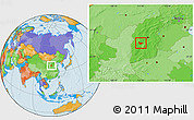 Political Location Map of Xiaoyi