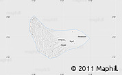 Silver Style Map of Xiaoyi, single color outside