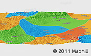 Political Panoramic Map of Xiaoyi