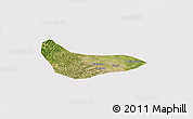 Satellite Panoramic Map of Xiaoyi, cropped outside