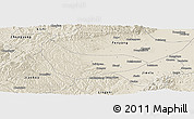 Shaded Relief Panoramic Map of Xiaoyi