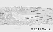 Silver Style Panoramic Map of Xiaoyi