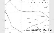Blank Simple Map of Xiaoyi