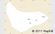 Classic Style Simple Map of Xiaoyi, single color outside