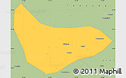 Savanna Style Simple Map of Xiaoyi