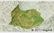 Satellite 3D Map of Xin Xian, lighten