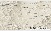 Shaded Relief 3D Map of Xin Xian
