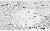 Silver Style 3D Map of Xin Xian
