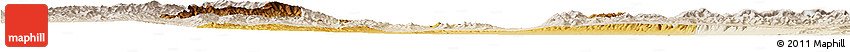 Physical Horizon Map of Xin Xian, lighten