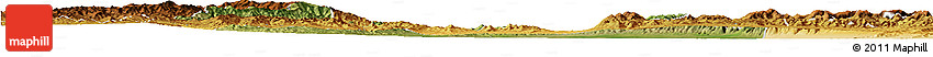 Satellite Horizon Map of Xin Xian, physical outside