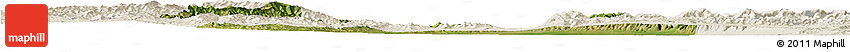 Satellite Horizon Map of Xin Xian, shaded relief outside Satellite Horizon Map of Xin Xian, shaded relief outside