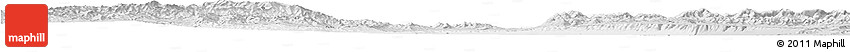 Silver Style Horizon Map of Xin Xian