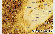 Physical Map of Xin Xian