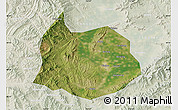 Satellite Map of Xin Xian, lighten
