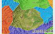 Satellite Map of Xin Xian, political outside