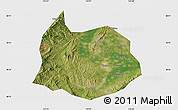 Satellite Map of Xin Xian, single color outside