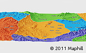 Political Panoramic Map of Xin Xian