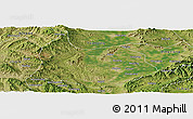 Satellite Panoramic Map of Xin Xian