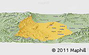 Savanna Style Panoramic Map of Xin Xian