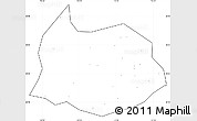 Blank Simple Map of Xin Xian, cropped outside, no labels