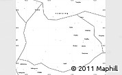 Blank Simple Map of Xin Xian