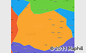 Political Simple Map of Xin Xian