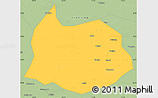 Savanna Style Simple Map of Xin Xian