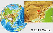 Physical Location Map of Xing Xian