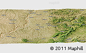 Satellite Panoramic Map of Xing Xian