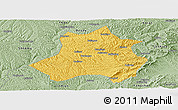 Savanna Style Panoramic Map of Xing Xian