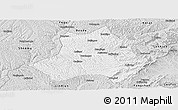 Silver Style Panoramic Map of Xing Xian