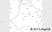 Blank Simple Map of Xing Xian