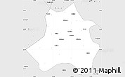 Silver Style Simple Map of Xing Xian