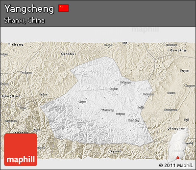Classic Style 3D Map of Yangcheng
