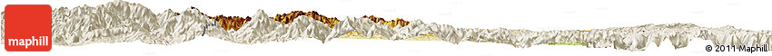 Physical Horizon Map of Yangcheng, shaded relief outside Physical Horizon Map of Yangcheng, shaded relief outside