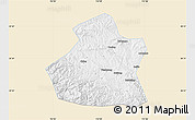 Classic Style Map of Yangcheng, single color outside