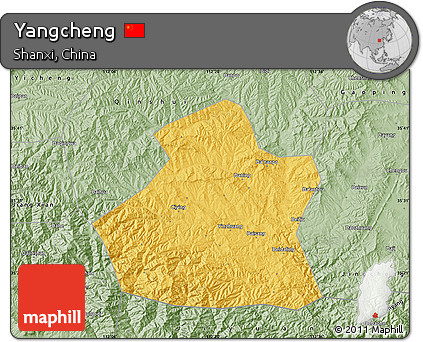 Savanna Style Map of Yangcheng