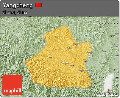 Savanna Style Map of Yangcheng