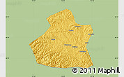 Savanna Style Map of Yangcheng, single color outside