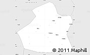 Silver Style Simple Map of Yangcheng