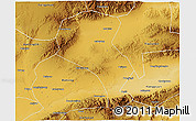 Physical 3D Map of Yanggao
