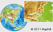 Physical Location Map of Yicheng