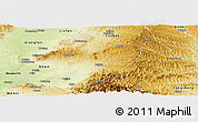 Physical Panoramic Map of Yicheng