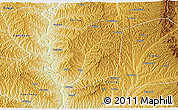 Physical 3D Map of Yonghe