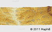 Physical Panoramic Map of Yonghe