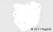 Silver Style Simple Map of Yonghe